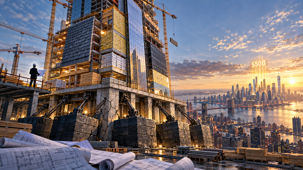 QXO building-products empire rising toward a $50 billion goal while debt, preferred stock and share dilution strain its financial foundation.